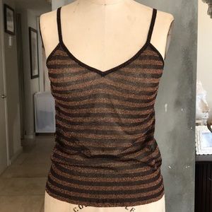 DOLCE & GABANA lurex stripe cami size 44